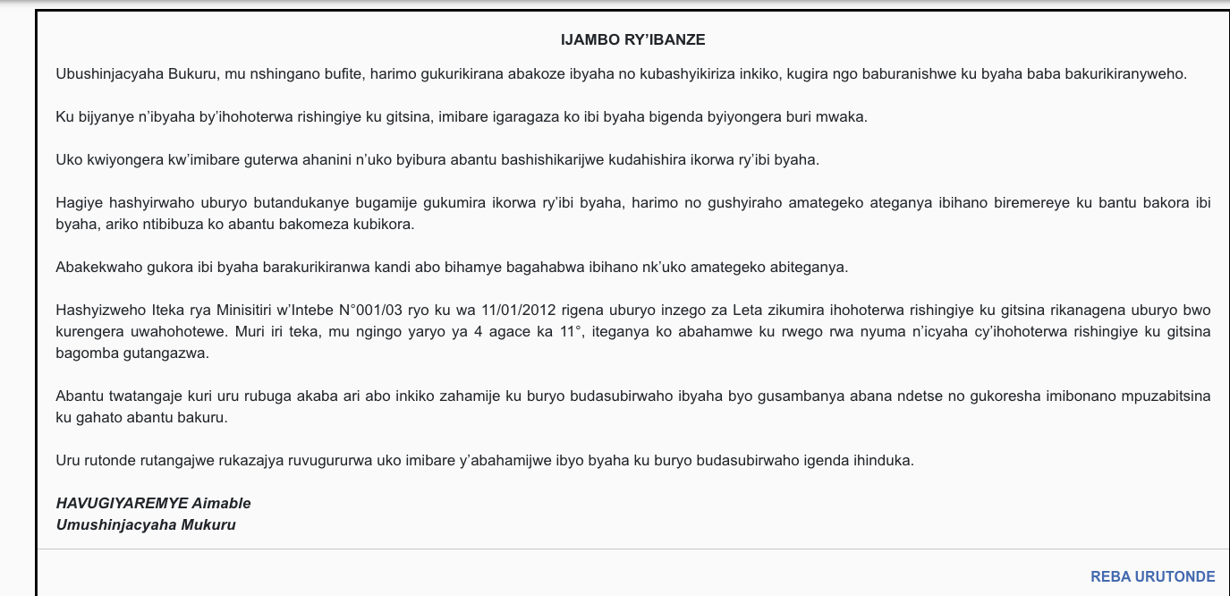  Rwanda hatangajwe urutonde rw’abahamwe n’ibyaha byo gusambanya abana
