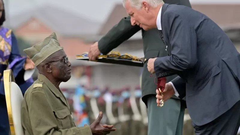  Caporal Albert Kunyuku: Menya sekombata wa nyuma wa DRC wahembwe n’Umwami w’Ububiligi