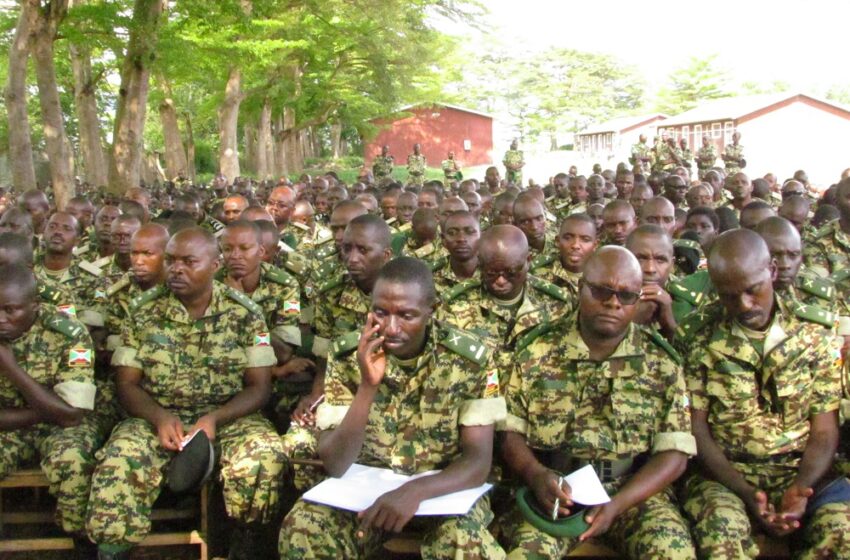 U Burundi bushinjwa gutoza FDLR no kuyiha ibikoresho